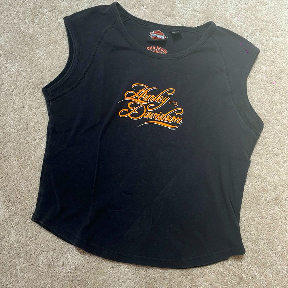 Vintage Harley Davidson Tank